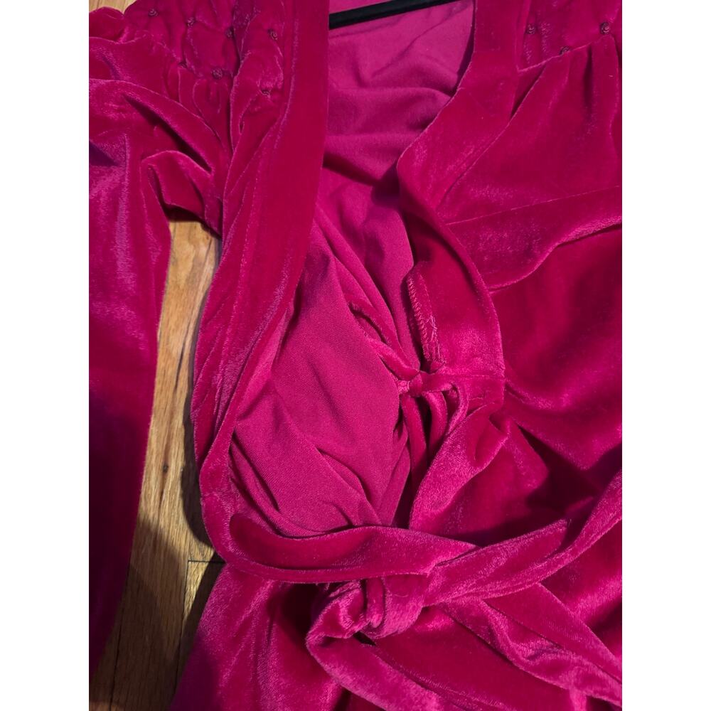 CJs Vintage Velour Robe - Picture 4 of 4